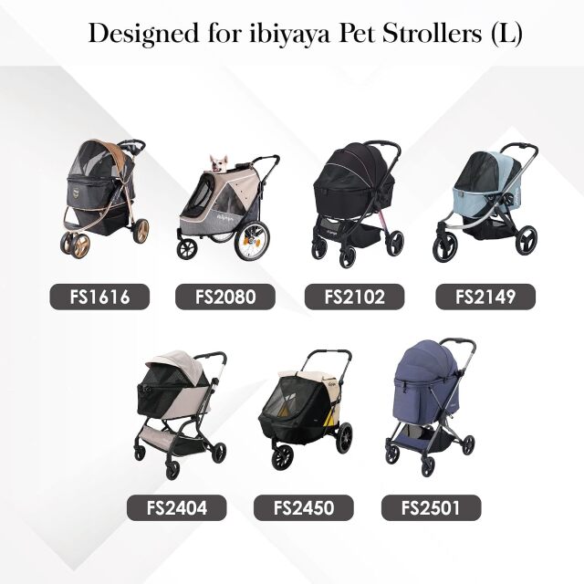 ibiyaya オールシーズン ペットストローラー ペットカート クッションセットFP0009
