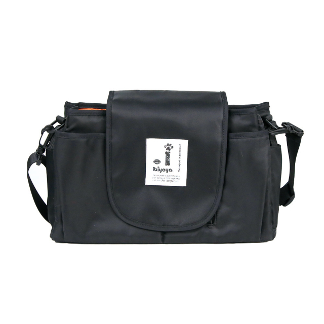 Ibiyaya ベビーカー ストローラー オーガナイザー 犬の散歩用に設計 ブラック イビヤヤ FP0032-B