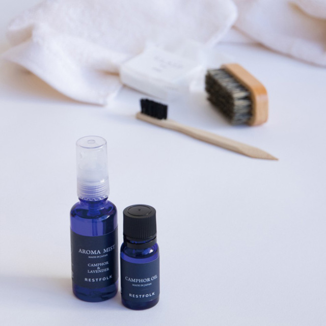 カンフル アロマミスト 天然の防虫剤 RESTFOLK レストフォーク 使用風景