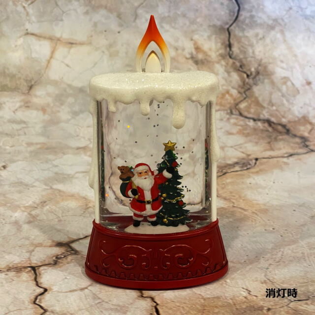 Fèves フェーブス スノードーム　スノーグローブ　ロウソク　キャンドル Amazon.co.jp: Shxupjn スノードームキャンドル、クリスマスグリッター