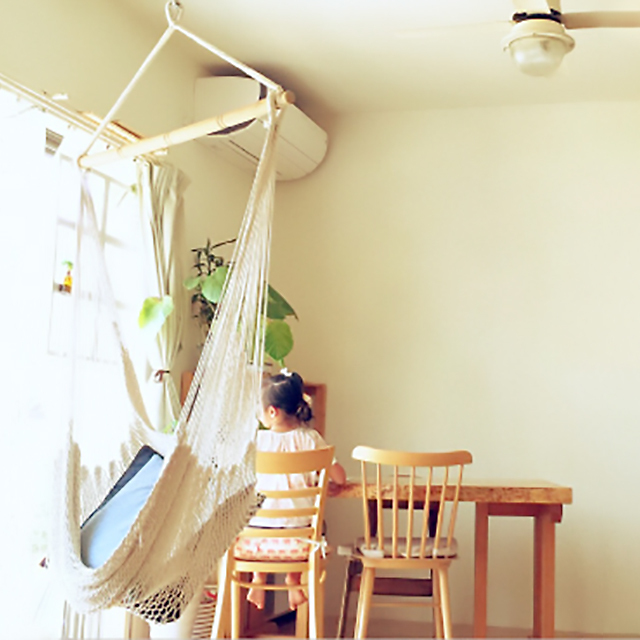 チェアーハンモック スターターセット Curiace キュリアス 室内 使用イメージ