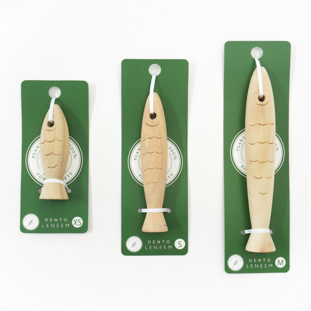 犬用おもちゃ かじり木 デント レニーム M 中 大型犬用 天然木 Flf