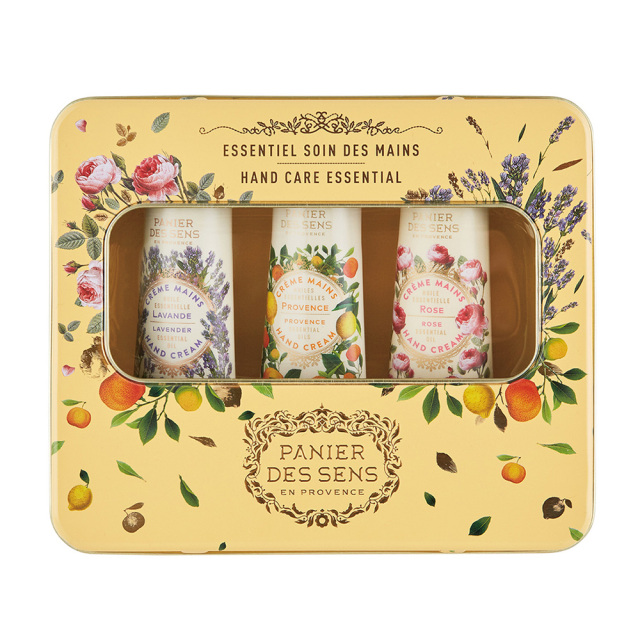 エッセンシャルズ ハンドクリーム 3種ギフトセット PanierdesSens パニエデサンス パッケージ