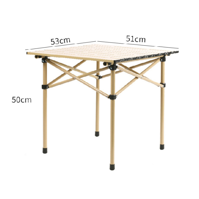 アウトドアテーブル・チェアセット 折りたたみ キャンプ テーブルサイズ