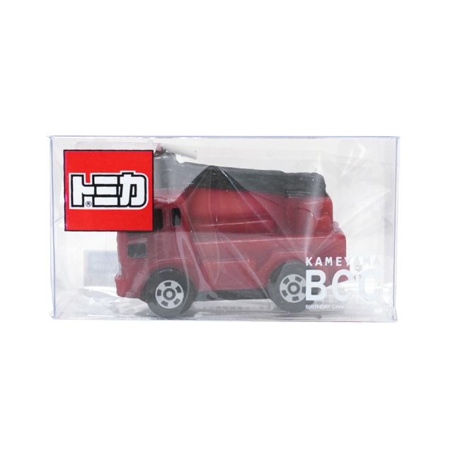 トミカキャンドル はしご車側面 TOMICA ミニカー消防車ろうそく カメヤマキャンドル