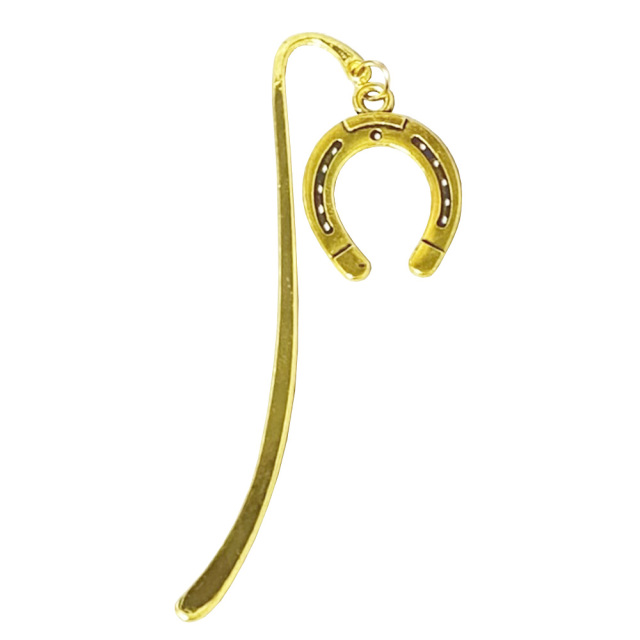 ブックマーク しおり 馬具デザイン 馬蹄 ひづめ