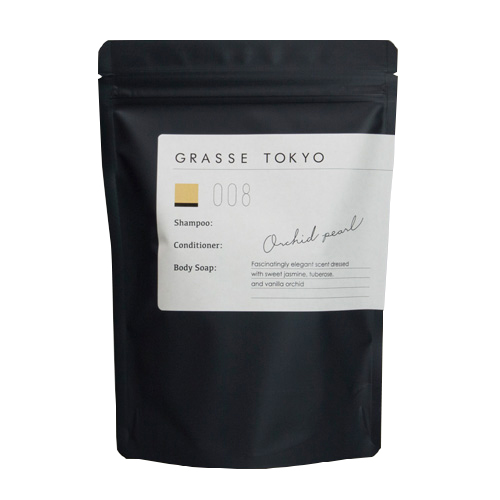 トラベルセット オーキッド パール 50ml×3本 (シャンプー・コンディショナー・ボディソープセット) グラーストウキョウ GRASSE TOKYO
