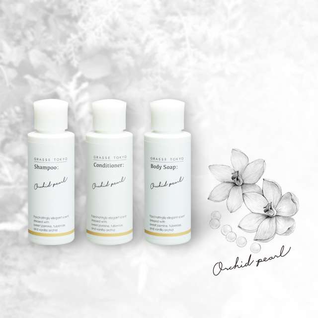 植物由来のトラベルセット オーキッドパール 50ml×3本