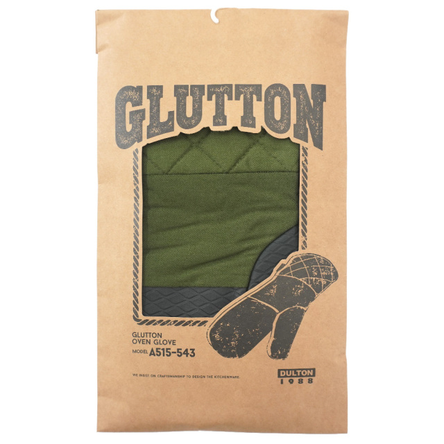 ダルトン(DULTON) GLUTTON オーブングローブ (フォレストグリーン) キッチングローブ パッケージ