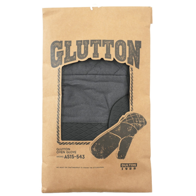 ダルトン(DULTON) GLUTTON オーブングローブ (ダークグレー) キッチングローブ パッケージ