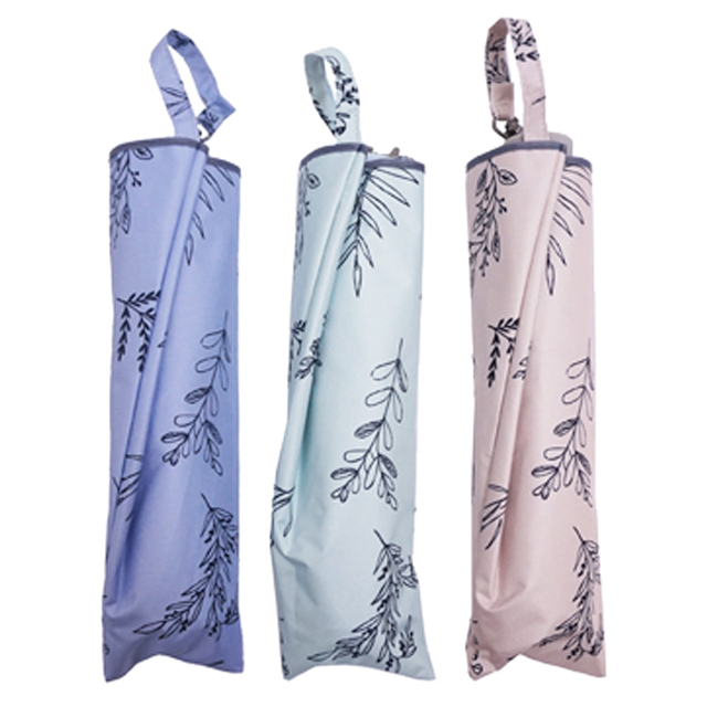 晴雨兼用折りたたみ傘 レディース 線描き花柄 袋入り 1級遮光 ブラックコーティング Lune jumelle ルナ・ジュメール