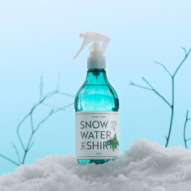 スノーウォーターforシャツ 衣類用冷感スプレー 北海道和ハッカ キンキンに冷たい雪解け水シャワー クール商品