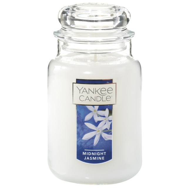 YANKEE CANDLEジャーL「ミッドナイトジャスミン」アロマキャンドル ヤンキーキャンドル