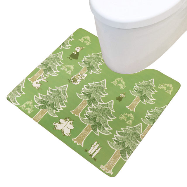 ムーミン PVCトイレマット ブート MOOMIN 使用イメージ