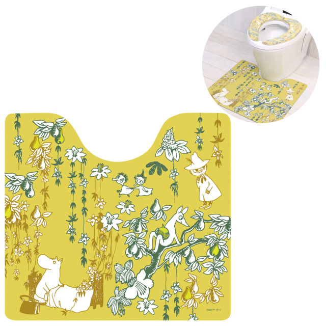 ムーミン PVCトイレマット ファミリーガーデン トイレ用品 MOOMIN