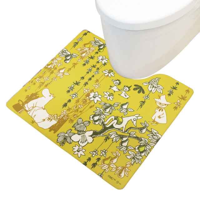 ムーミン PVCトイレマット ファミリーガーデン MOOMIN 使用イメージ