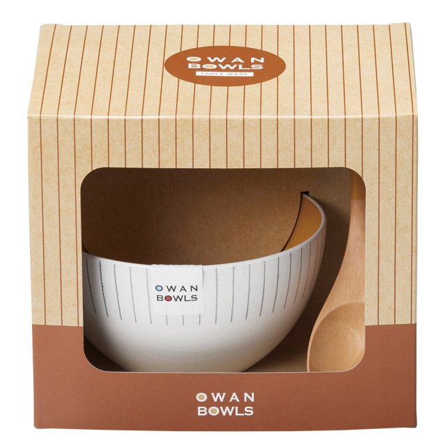 汁椀 オワンボールズ＆スプーンセット イエロー 日本製 イシダ パッケージ