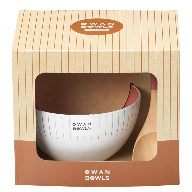 汁椀 オワンボールズ＆スプーンセット ピンク 日本製 イシダ パッケージ