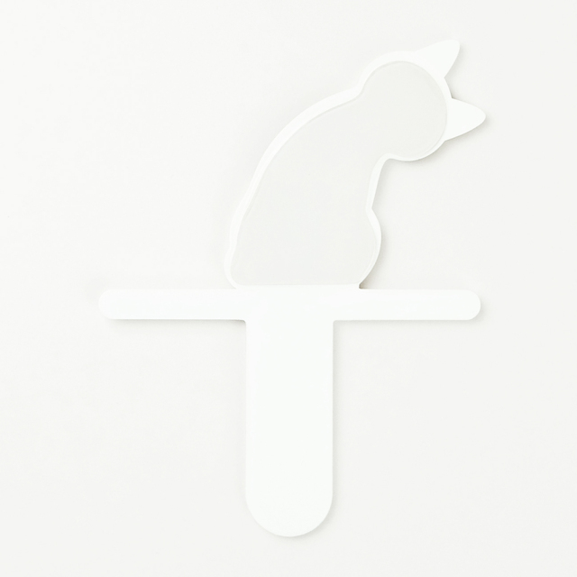 スティッキーフレンズ チューブスタンド ミケネコ 東洋ケース 吸着収納 歯磨き粉スタンド 浴室 洗面所 裏面