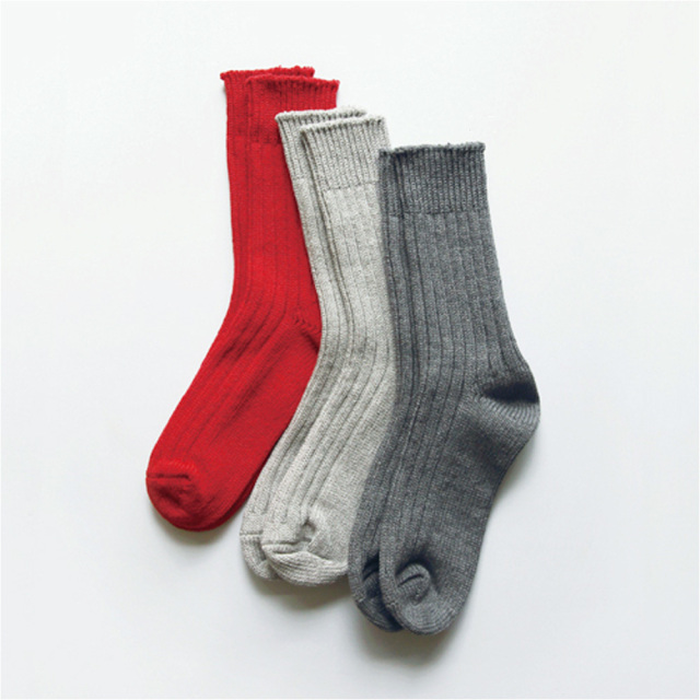 リサイクルコットン ワイドリブソックス 靴下 日本製 RESTFOLK カラー展開