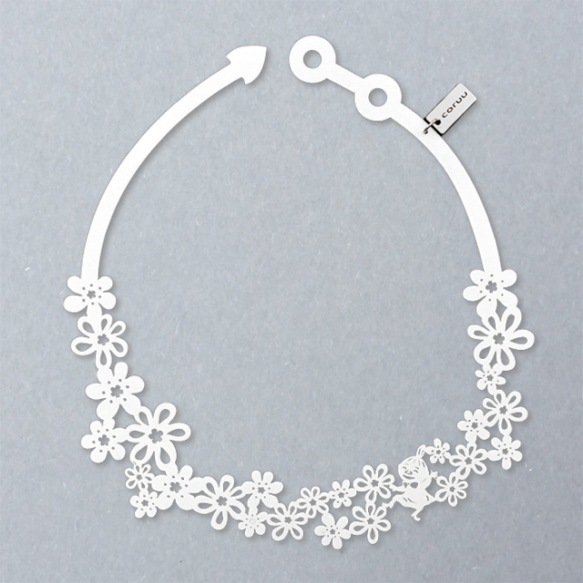 ムーミン ネックレス ダンシングリトルミイ coruu(コルウ) MOOMIN ホワイト