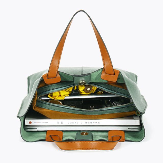 本革 トートバッグ レザーバッグ 牛革 大容量