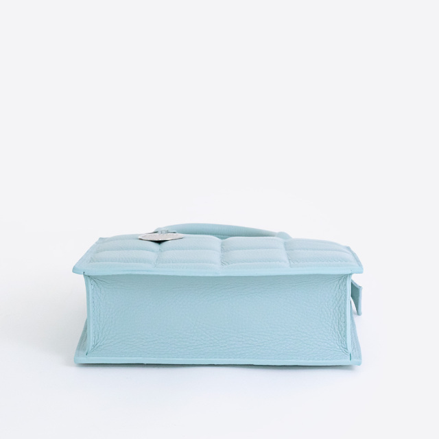 Bellini 本革 キルティングハンドバッグ 底面 アズール イタリア製レザー 牛革 ベリーニ レディースBAG LC780G