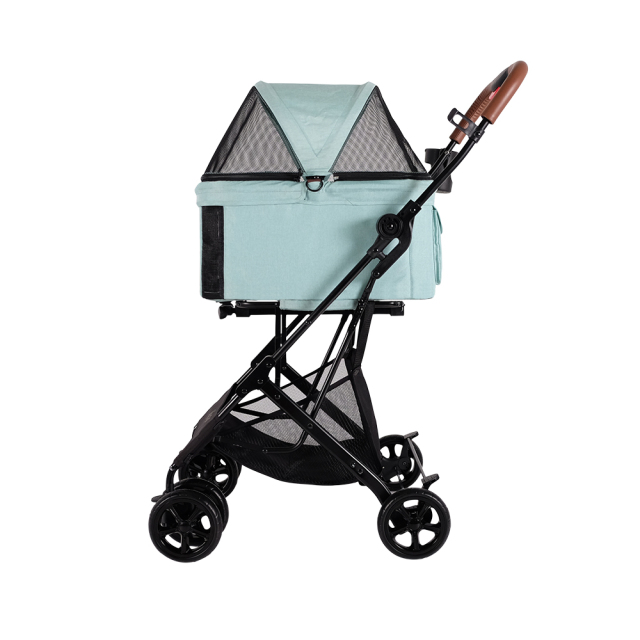 ibiyayaトラボイ トライフォールド ペットトラベルシステム ペットカート (スペアミント)側面