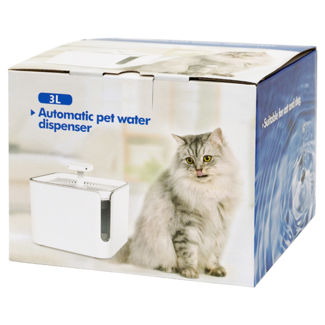 ペット用自動給水器 3L (犬・猫) 自動水やり機 替えフィルター12個付き