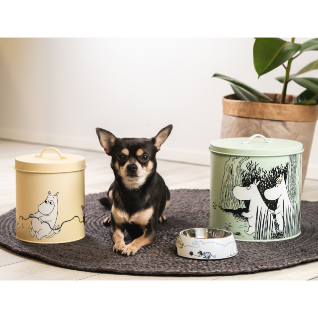 ムーミン ペット フードボウル・フードコンテナ―・フードジャー MOOMIN PETS by muurla シリーズ 使用イメージ