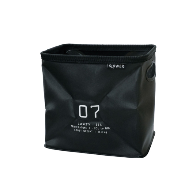 ストレージボックス HANG STOCK STORAGE 11L ブラック 防水 アウトドア SLOWER 全体