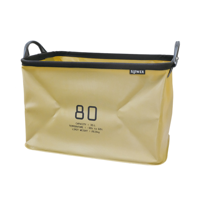 ストレージボックス HANG STOCK STORAGE 35L サンド 防水 アウトドア SLOWER 全体