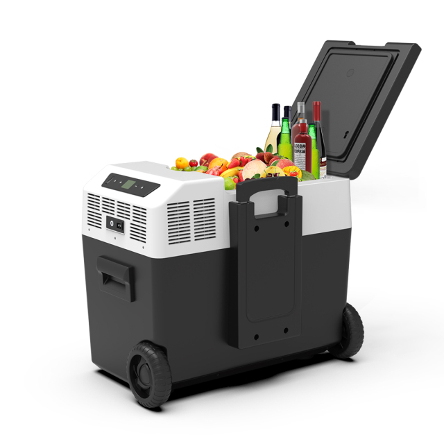 FROZEN FCR40 ポータブル冷凍冷蔵庫【40L】AC・DC充電 着脱式バッテリー内蔵 コンプレッサー式 22～10℃ エコモード機能