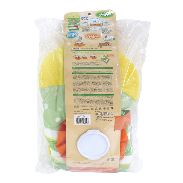 小型犬・猫用氷まくら くまちゃんフロート 氷嚢 ペッツルート パッケージ裏面