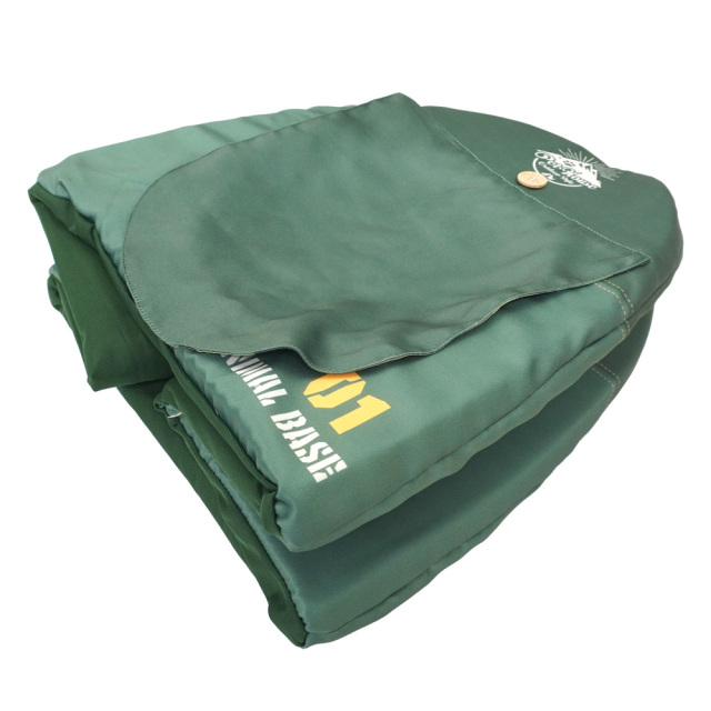 ペットハウス キャンプテント型 犬猫・小動物用 グリーン おもしろ インスタ映え T&S 折りたたんでコンパクトに