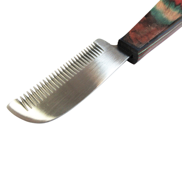 トリミングナイフ 細目 小型犬・長毛猫用 わんにゃんfactory