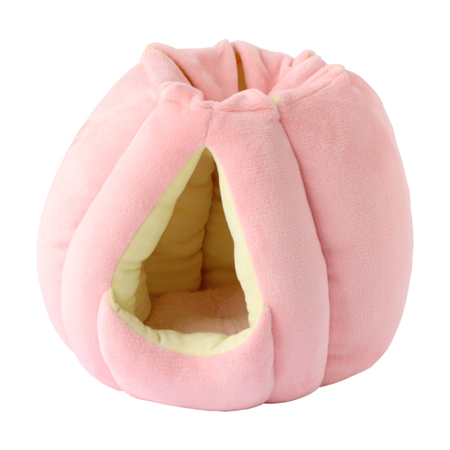 猫 キャットハウス ニャンともつぼみチューリップ ピンク ペッツルート 全体