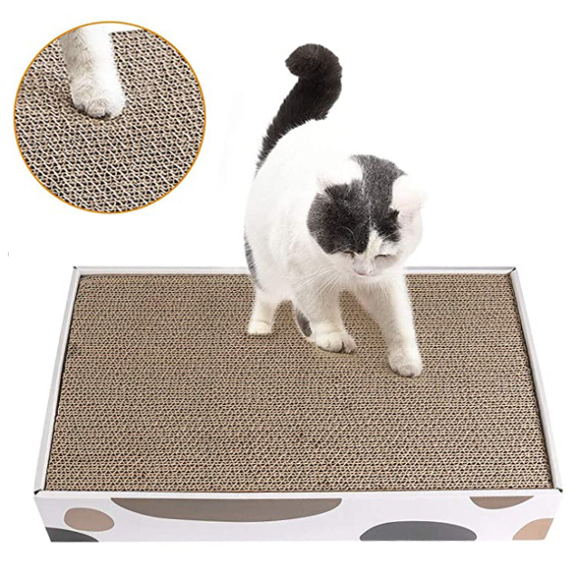猫用 爪とぎダンボールBOX 3枚セット HEBENA 爪とぎイメージ