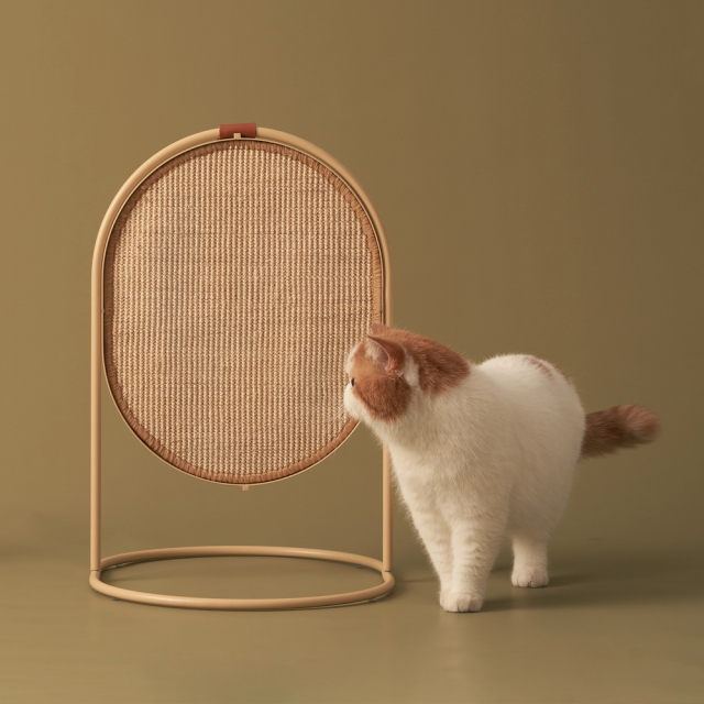 猫　爪とぎテーブル テーブル機能付き猫の爪とぎ ネコ HEBENA