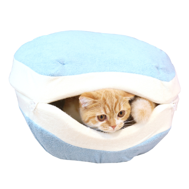 猫 キャットハウス ニャンともさわやかマカロン ラムネ ペッツルート 使用イメージ