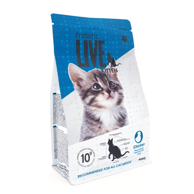 ProBiotic LIVE 子猫用 チキン400g 特許取得 機能性スーパープレミアムキャットフード プロバイオティック ライブ 生きた善玉