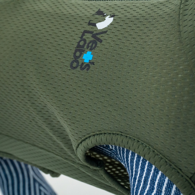 犬用皮膚保護服 術後服 男の子用 カーキ ベッツウェア vet's labo ジャパンペットコミュニケーションズ ディテール