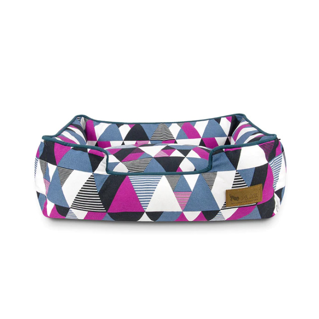 P.L.A.Y. プレイ ラウンジベッド（アーティストコレクション） モザイク (ソーダポップ, サイズ：M)　正面から見たところ