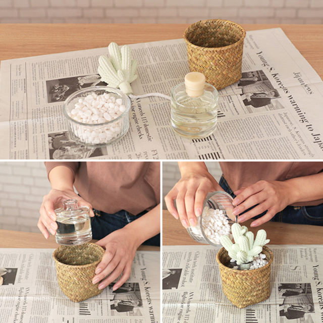 mercyu(メルシーユー) Nordic Collection リードディフューザー セッティング風景