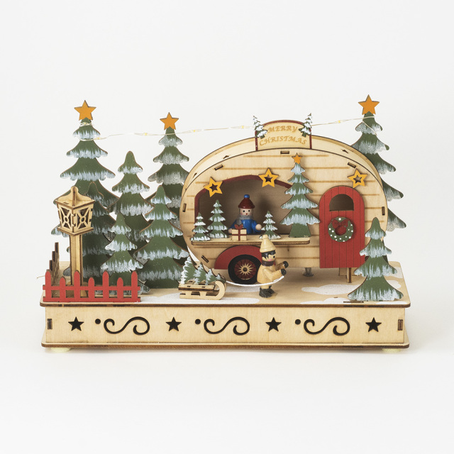 CC575 置物 サンタハウス クリスマス イルミネーション ヴィンテージ CC575 置物 サンタハウス クリスマス イルミネーション ヴィンテージ