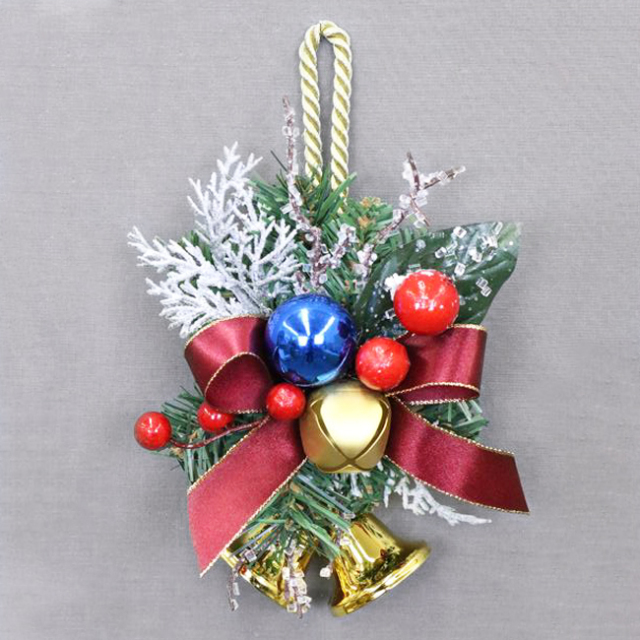 クリスマスドアベル 23cm ゴールドデコ