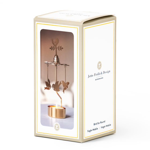 ティーライトホルダー バード ゴールド JFH040076 Jette Frolich イエッテ・フローリッヒ X'mas オーナメント クリスマスデコレーション