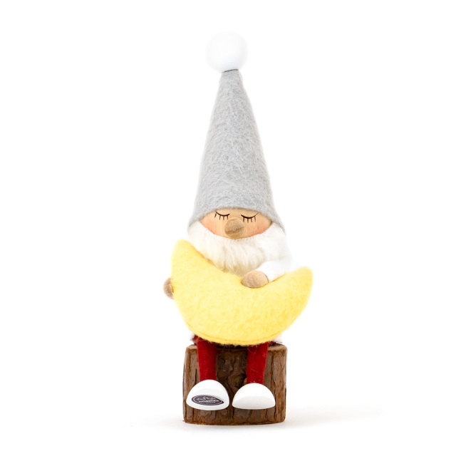 クリスマス 木製人形 お座りねんねサンタ サイレントナイト かわいい ハンドメイド ノルディカニッセ NORDIKA nisse NRD120724 正面