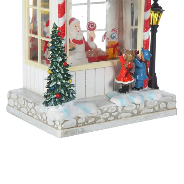 クリスマスの贈り物に✥ミニチュアサイズ サンタのオーケストラ 2セット新品未使用 キャンディハウスミニチュアレジデンシャルランタン クリスマス