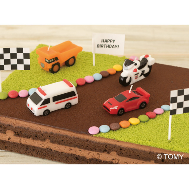 トミカキャンドル パトロールカー TOMICA ミニカーろうそく(無香